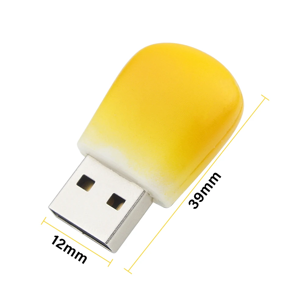 Mais Getreide USB-Flash-Laufwerk 64GB kreative Geschenke Pen Drive 32GB Hochgeschwindigkeits-Memory-Stick 100% reale Kapazität Pen drive 16GB u Disk 8g