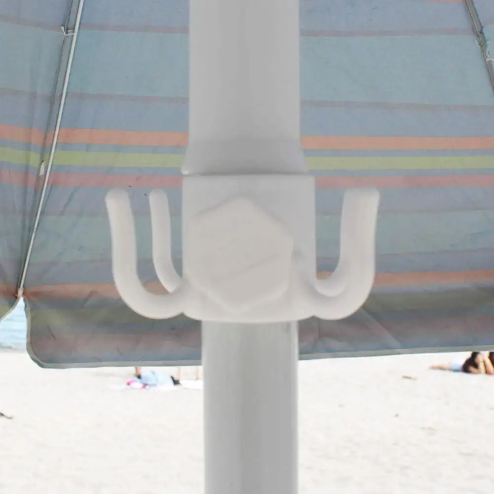 

Umbrella Hanger Lightweight Umbrella Hook Plastic Space-saving Practical Beach Umbrella Hook Nail Towels Bags Hats Hanger