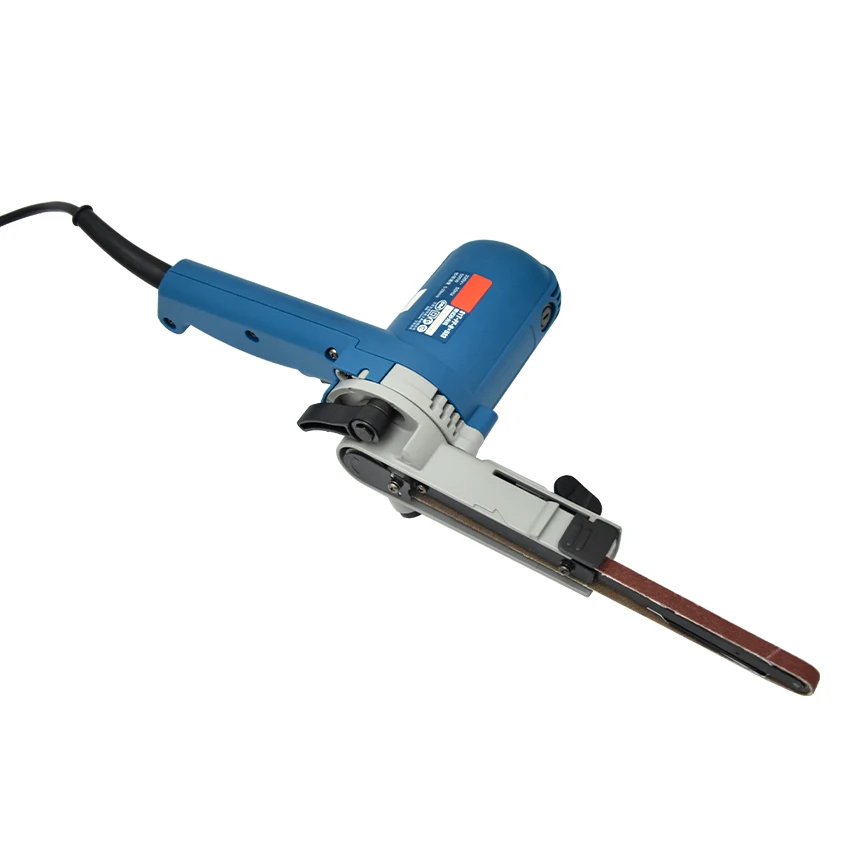 S1T-FF-9*533 Mini DIY Sander Belt Sander Sandpaper Angle Grinder Sander Portable Belt Polishing Power Tools 220V 300-1680m/min 2