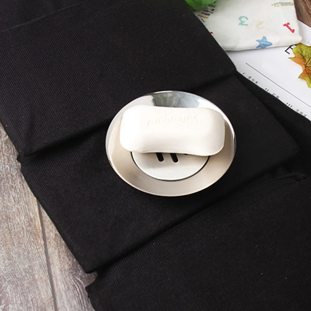 

Soap Basket Bathroom Accessories Holder Decor Storage Stainless Steel Dish Wall Mounted Dispenser Container