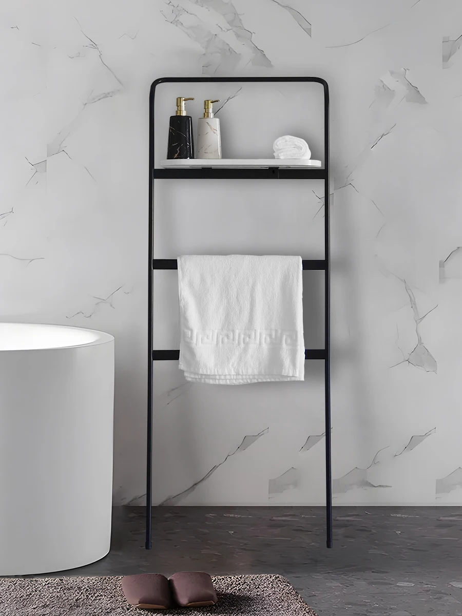 Perforation-free-marble-rack-for-bathroom-Ladder-floor-standing ...