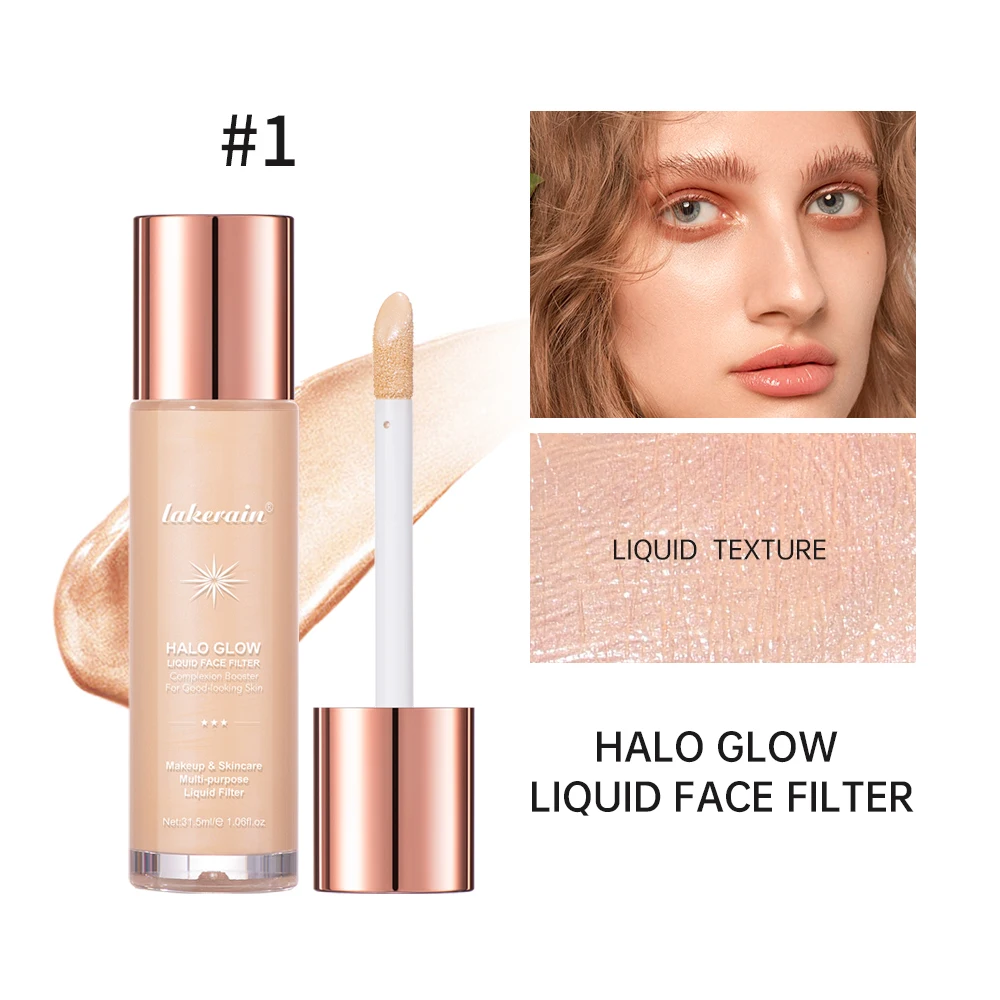 Radiant Glow Liquid Highlighter & Face Contour Shimmer Booster