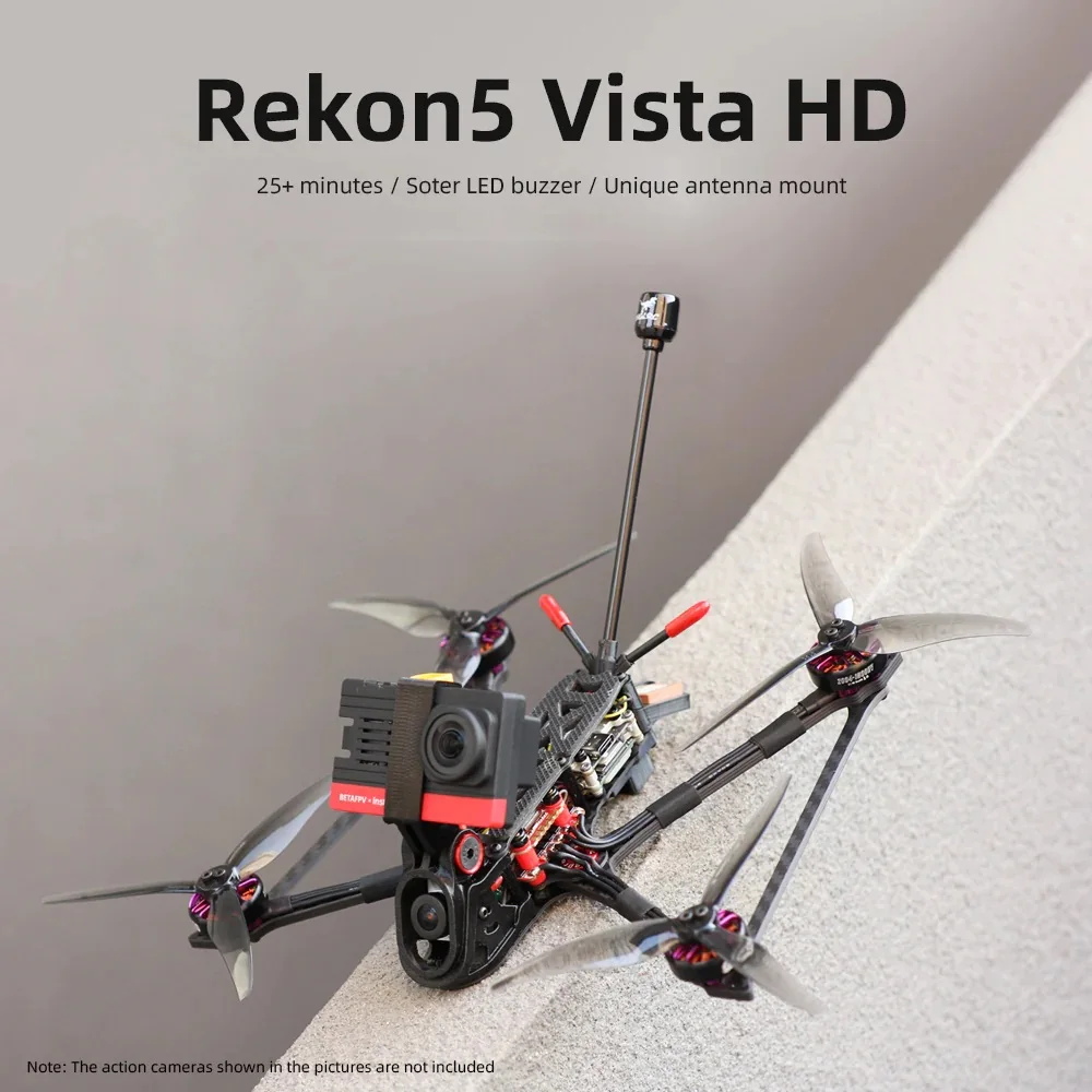 HGLRC Rekon 5 미니 장거리 쿼드 디지털 버전, RC FPV 쿼드콥터 프리스타일 드론용, DJI O3 에어 유닛, 4S, 6S 2004 모터, GPS