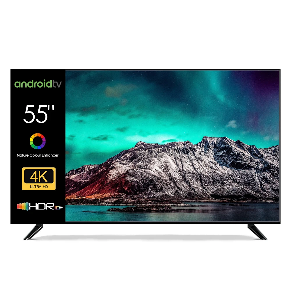 TV 55inch Flat Screen LCD TV 4K UHD 55 Inch Smart Television