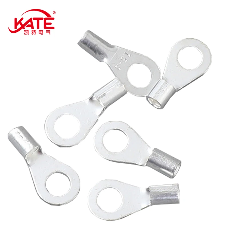 Conector de Fio O-tipo Anel tipo Conector de Cabo Conectores Elétricos Terminais de Friso Terminal 1412 Awg 100 Peças Ot44