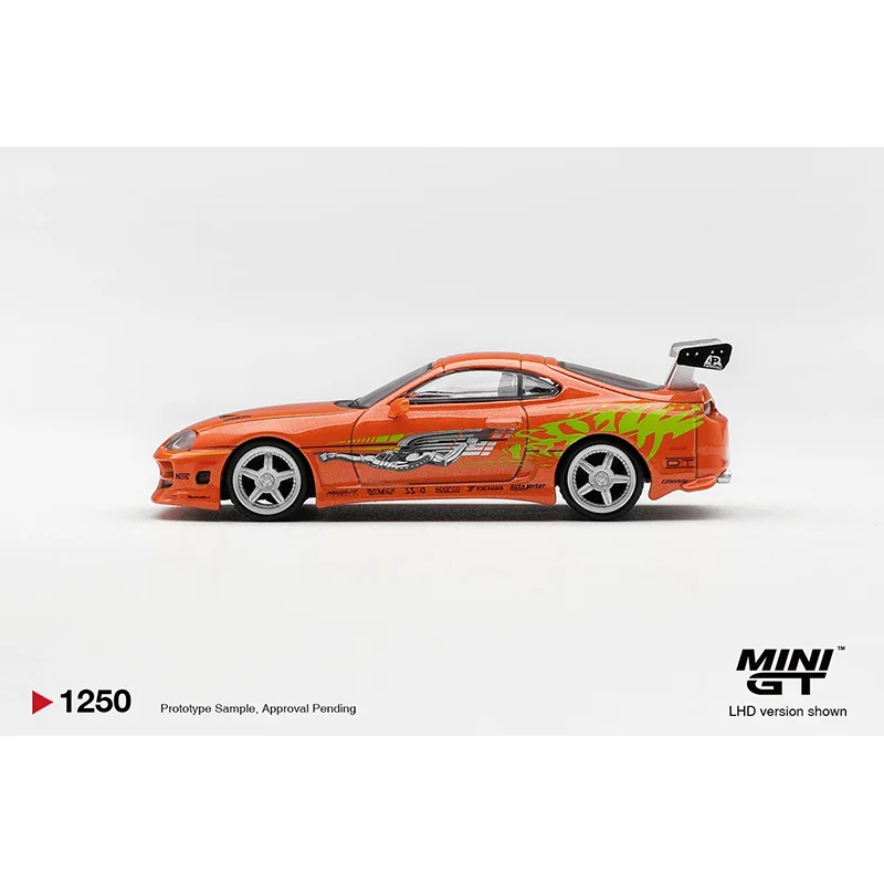 1:64 미니GT  1250 토요타 수프라 보멕스 분노의 질주 브라이언 오코너  1251 마쓰다 RX-7 베일사이드 포처트 한서울-오 합금 모델