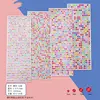 Face Diamonds Gems Adhesive Glitters for the Rhinestone Face Pearls Makeup Festival Jewels Nail Temporary Tattoos Body Stickers 1