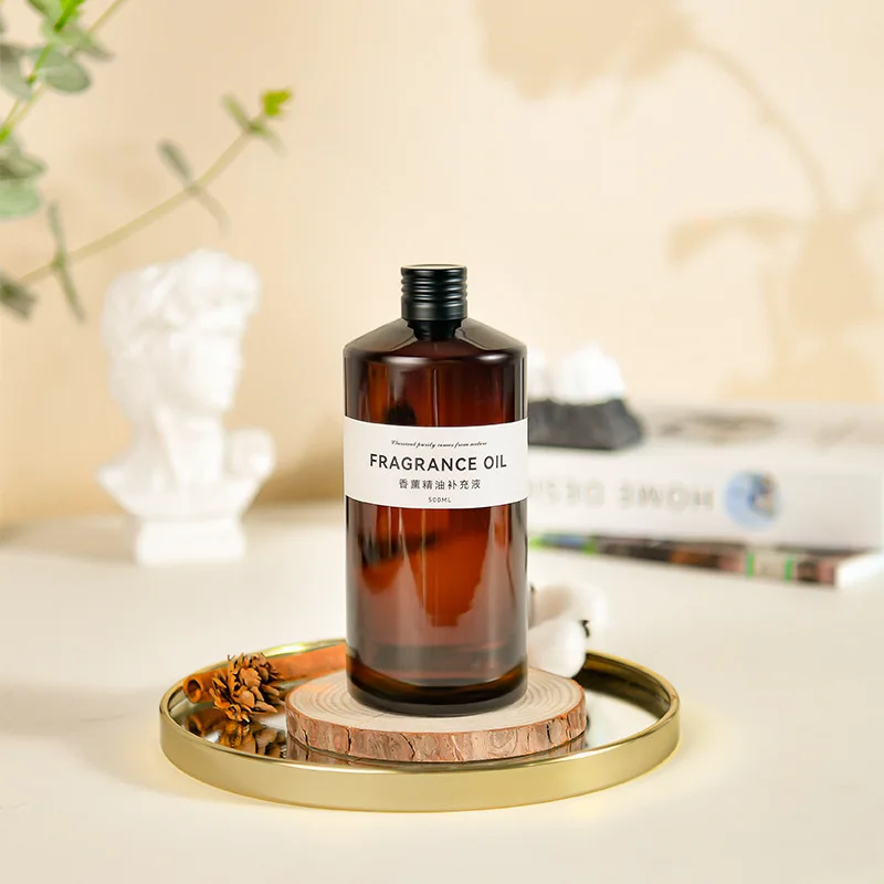1pc 500ml Hotel Aromatherapy Diffuser Reed Diffuser Essential Oil Supplement, Hilton/Shangri-la Aroma Oil for Aroma
