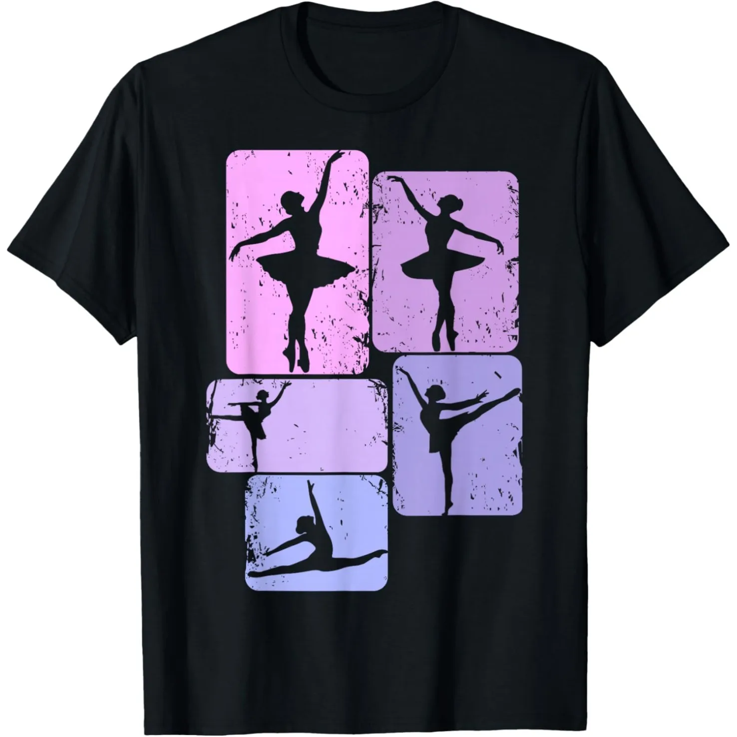 Girl Loves Ballerina Ballet Dancing T-Shirts Herren Humor Streetwear T-Shirt Kurzarm Unisex Weihnachtsgeschenke Lockere Kleidung