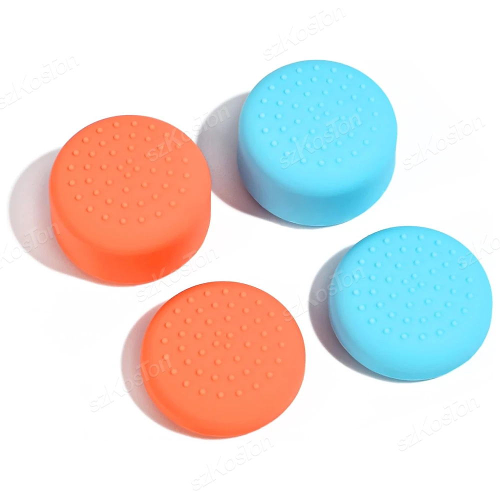 Set of 4 No-Slip Silicone Thumb Grips for Enhanced Gaming Experience
