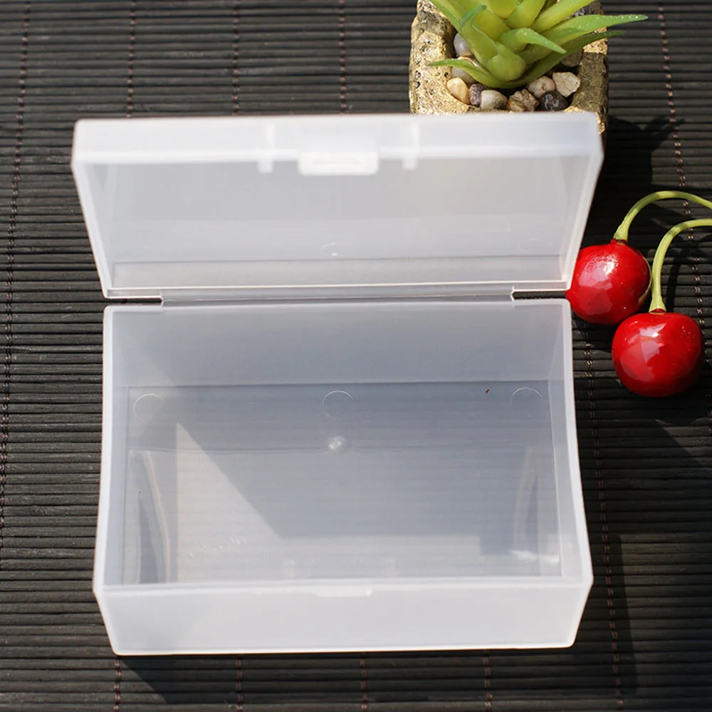 

Mini Translucent Storage Box, Dustproof Container, Rectangular Box, Strong, Jewelry Case, Container