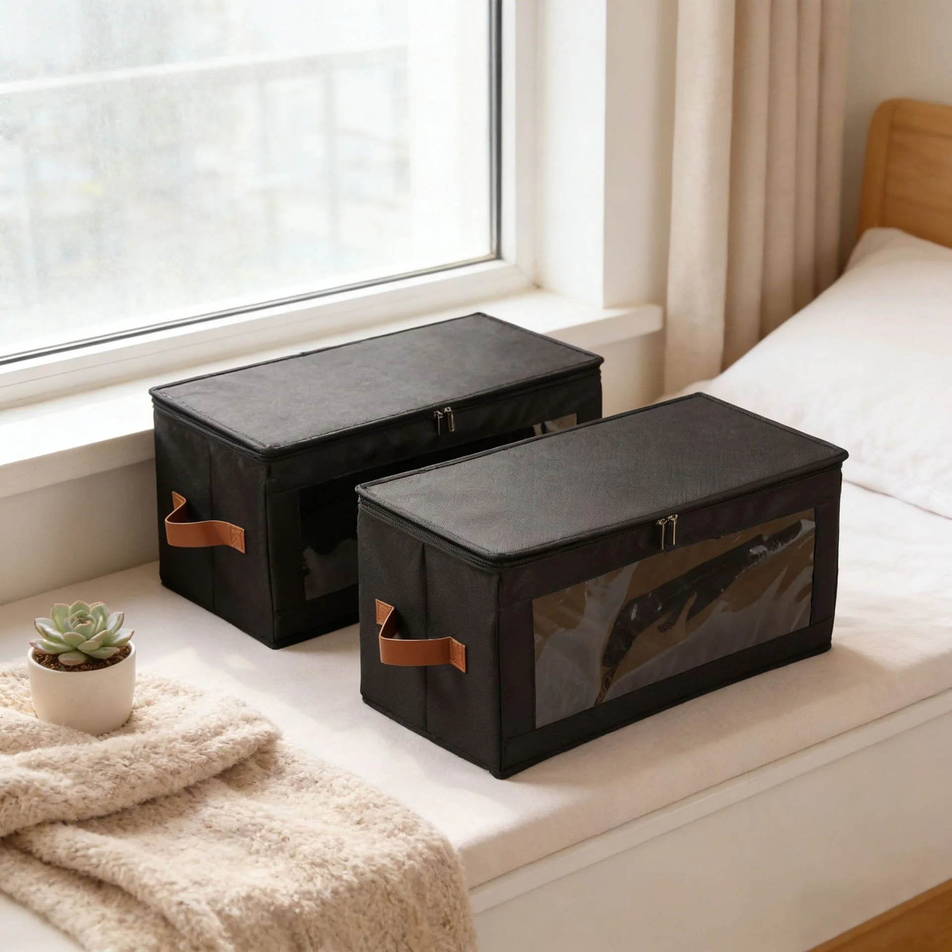 3D Printing Filament Storage Bag Double Zipper Sealed Design Moistureproof Organizer Pouch for Home Studio Workshop Storage