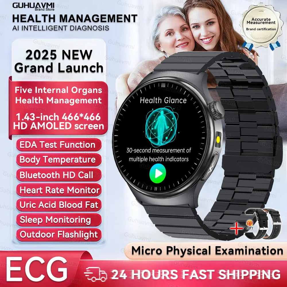 Nursing Grade Health Smartwatches For Men Women Precision Detection Heart thumbnail 5