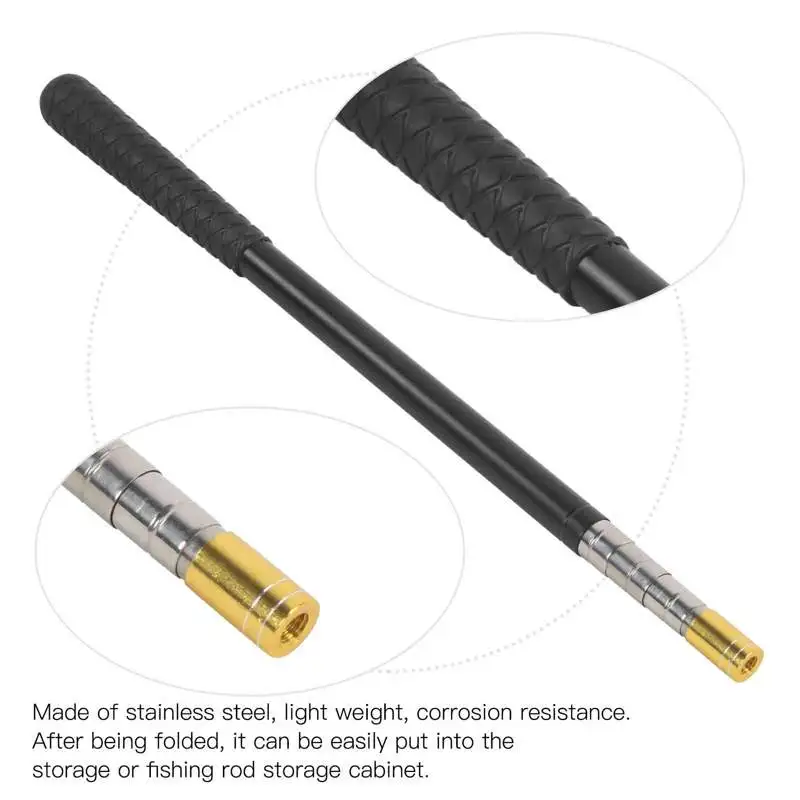 Fishing Net Fishing Pole Stainless Steel 3/5 Sections 0.7m1.5m