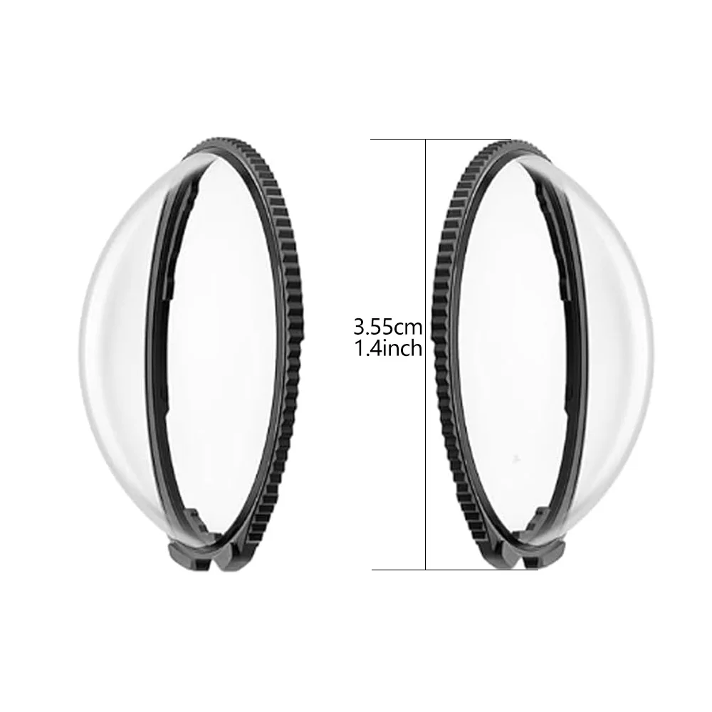 X5 Lens Guard Transparent PC Premium Protector Cap for insta360 X5 Camera High Light Transmittance Scratch-Resistant Cover