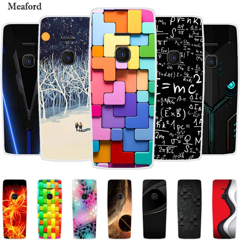 Custodia In Silicone Morbido Per Nokia 8210 4G (2.8") - Ultra Sottile, Antiurto, Anti-graffio, Colore Nero
