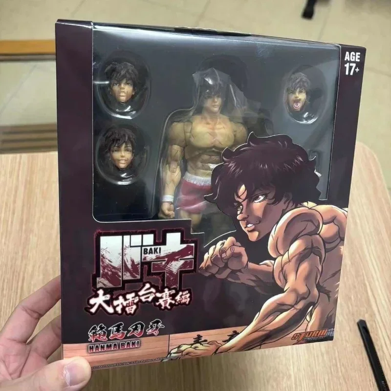 

Storm Figures Hanma Baki Action Figure Grappler Anime Figure Movable Statue Pvc Models Collectible Toys Ornament Birthday Gifts