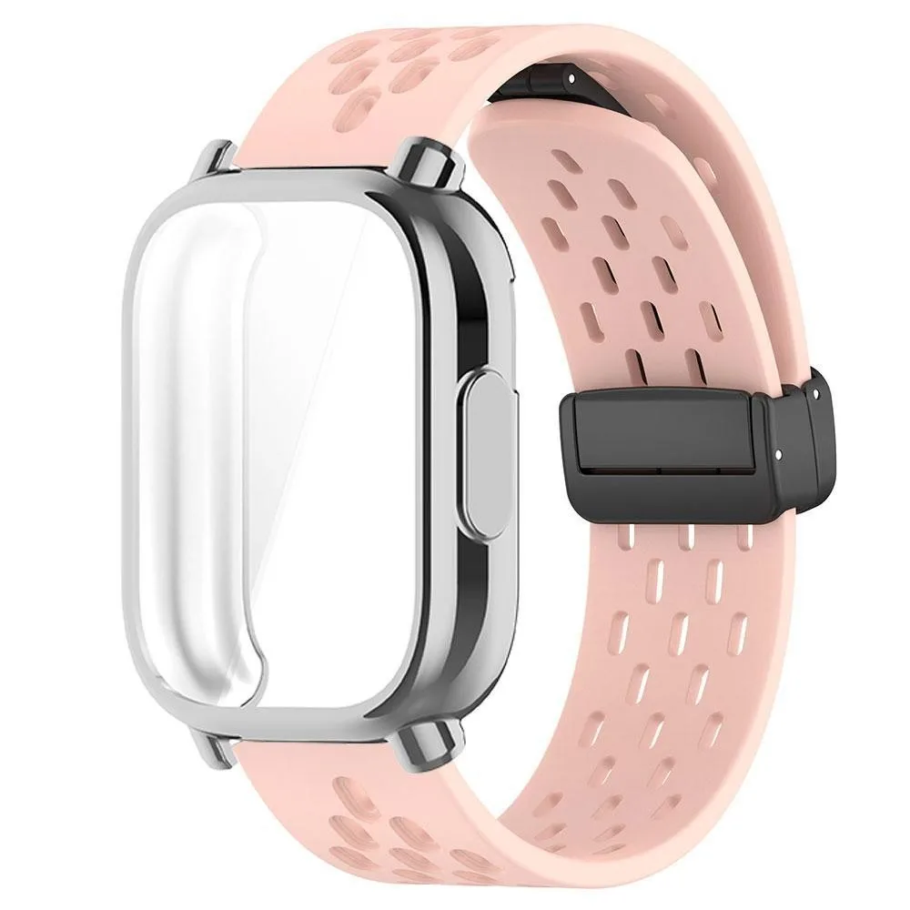 Breathable Silicone Sport Strap with Full Cover Protector Case