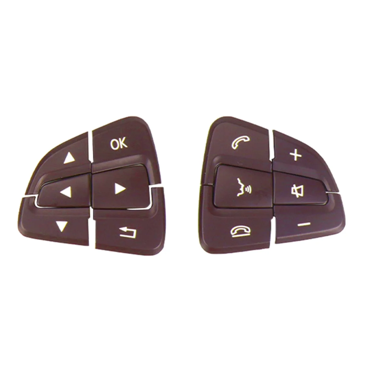 

Multi-Function Steering Wheel Switch Buttons for Mercedes Benz AB GLA GLS GLE W176 W246 W166 0999050600 0999050700 Brown