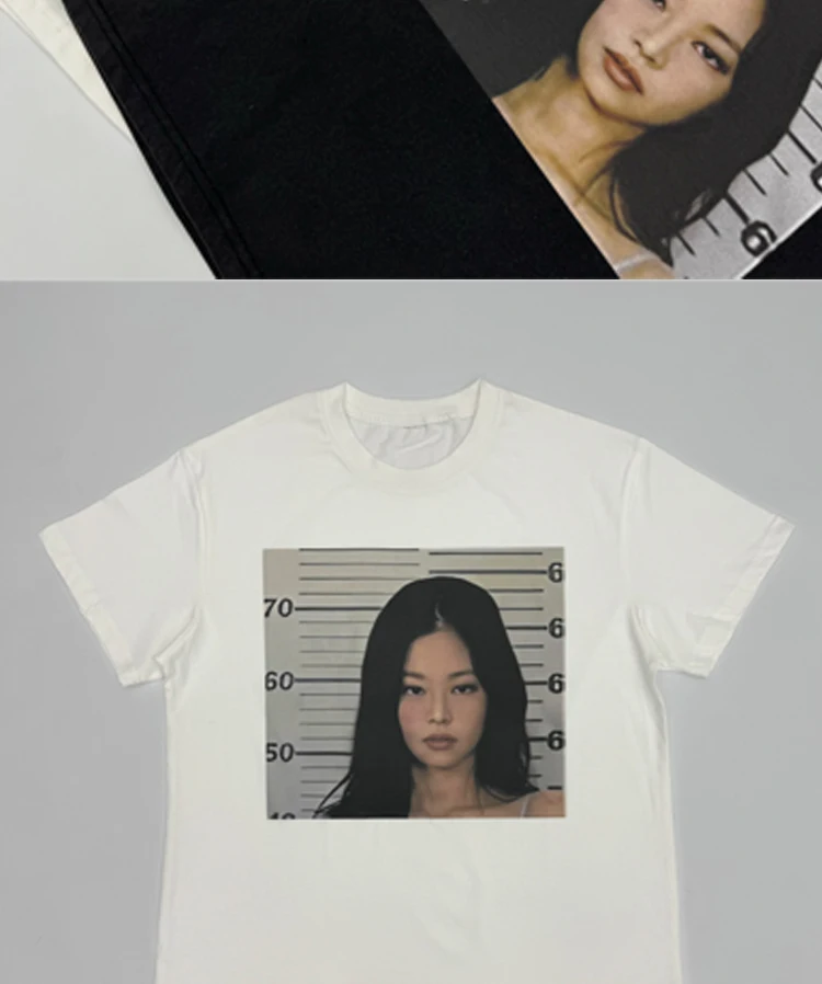 New Men jennie kim tee vintage Exclusive T Shirts T-Shirt Hip Hop