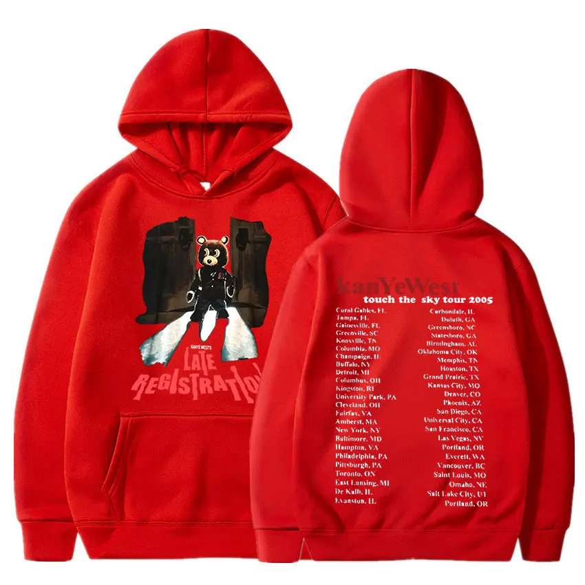 Late Registration Tour Hoodies Kanye West 3D Printed Streetwear Men Women  Fashion Sweatshirts Oversized Hoodie HIP HOP Pullovers - AliExpress
