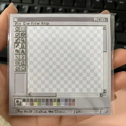 Vintage - Inspired Computer Drawing Notepad - Retro Style Square Paper for Creative Illustration and Design (50/100 Sheets) (50 sheets)