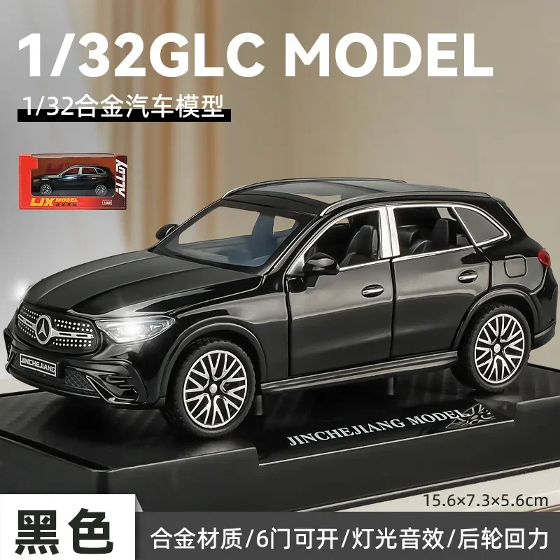 1:32 Mercedes-Benz GLC-400E SUV Alloy Car Model Diecasts Toy car Sound and Light Car Toys Collectibles For Kids Birthday Gifts 5