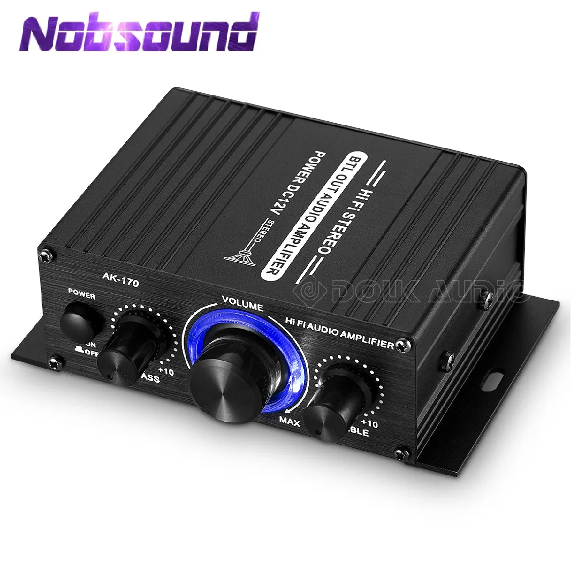 

AK-170 Mini Auto Motorcycle Car Power Amplifier 2.0 Channel Stereo 12V Auto Stereo Home Boat Power Amplifier