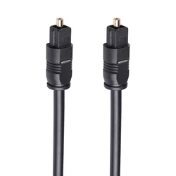 Enhanced Fiber Optic Audio Cable for Home Theater and Audio Systems (PVC)