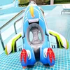 Inflatable Aircraft Swim Ring Tube Toy Baby Swimming Ring Seat for Kid Swim Circle Float Swim Pool Water Fun Toy for Children 1