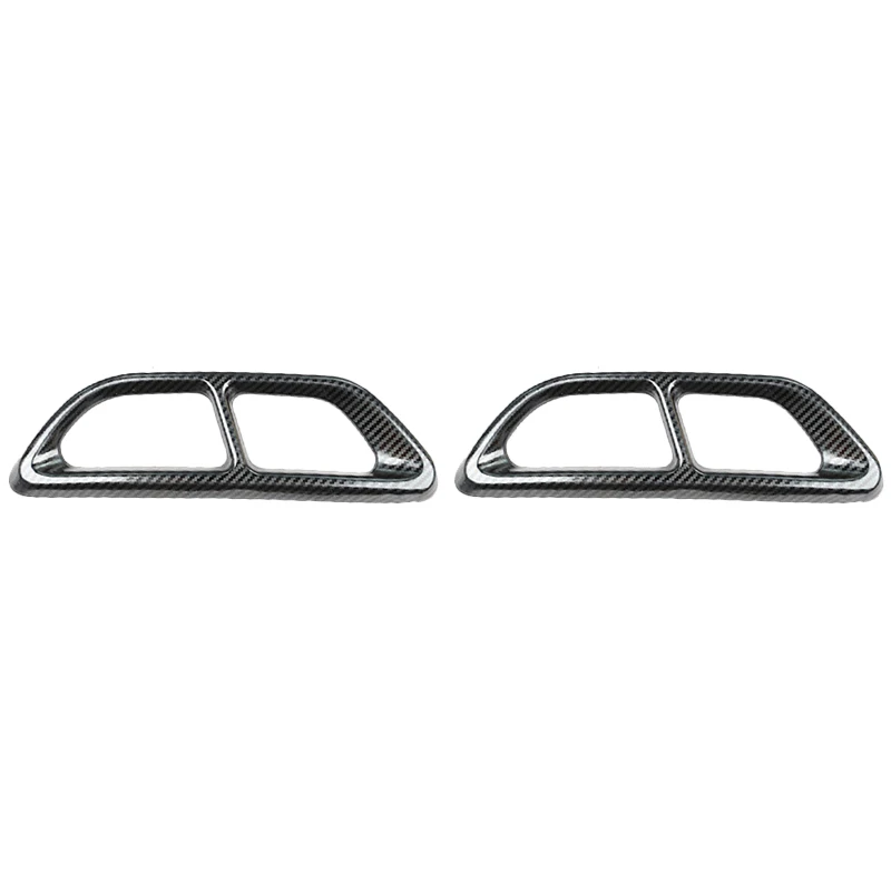 

Задний глушитель выхлопной трубы из углеродного волокна для Honda Accord 2018-2020, декоративная крышка для отделки автомобиля, 2 шт.