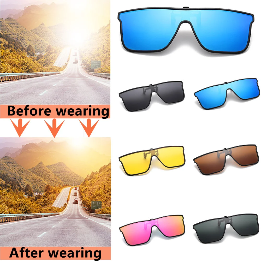 

Мужские солнцезащитные очки с квадратным зеркальным креплением, поляризационные очки для ночного вождения, желтые солнцезащитные очки UV400 для женщин, очки для рыбалки, новинка 2024