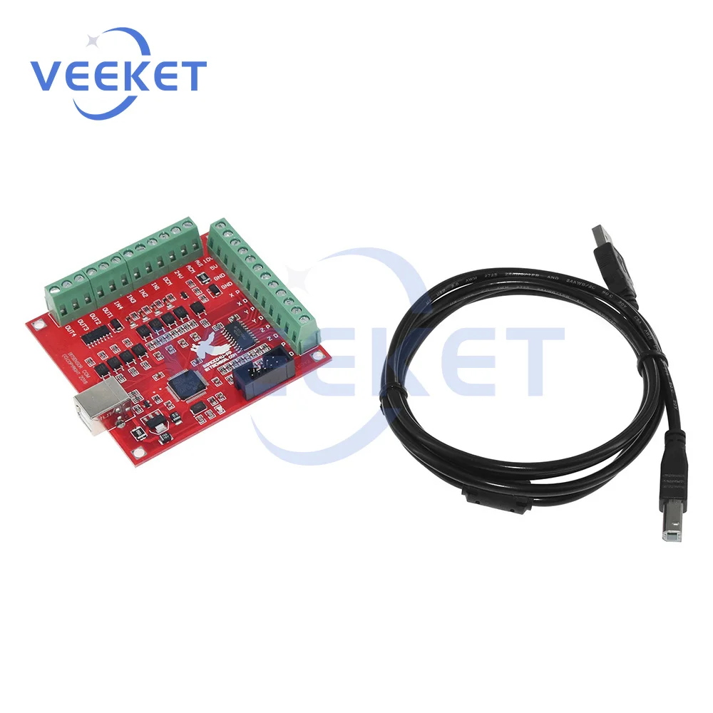 ЧПУ USB MACH3 100 кГц, коммутационная плата, 4-осевой интерфейс ...
