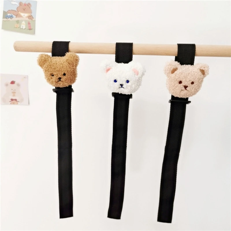 Cartoon Bear Baby Stroller Safety Wrist Strap Universal Anti-Slip Pram Pushchair Hand Control Leash Belt Stroller Accessories