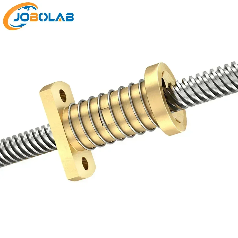 1/2/4pcs Z axis T8 lead Screw Anti Backlash Spring Loaded Nut