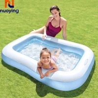 Piscine de luxe pour bébé, baignoire gonflable, piscine à sable, piscine à balles, piscine gonflable rectangulaire 166x100x25 cm 1