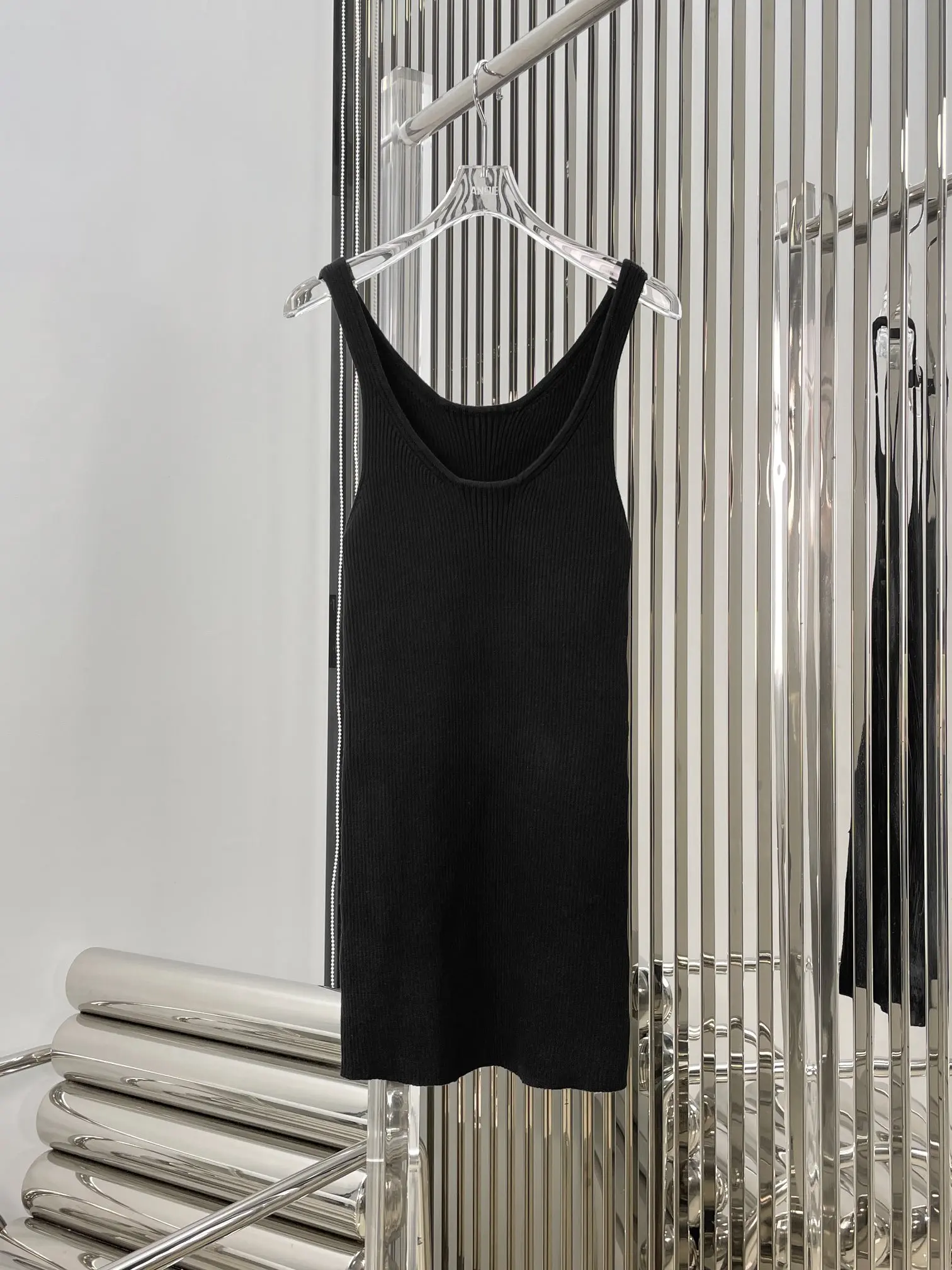 

Knitted vest dress casual fashion 2023 summer new style 0328