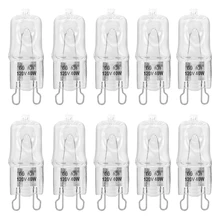 

10 Pack Clear Lense Q40/G9/FR/120V G9 40W 120Volt T4 JD Type Halogen Light Bulb Photography Studio Bar Lounge Gallery