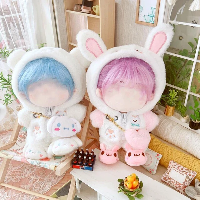 Kawaii Sanrioed Anime Peluche Poupée Poupée Cape Vêtements Mignon