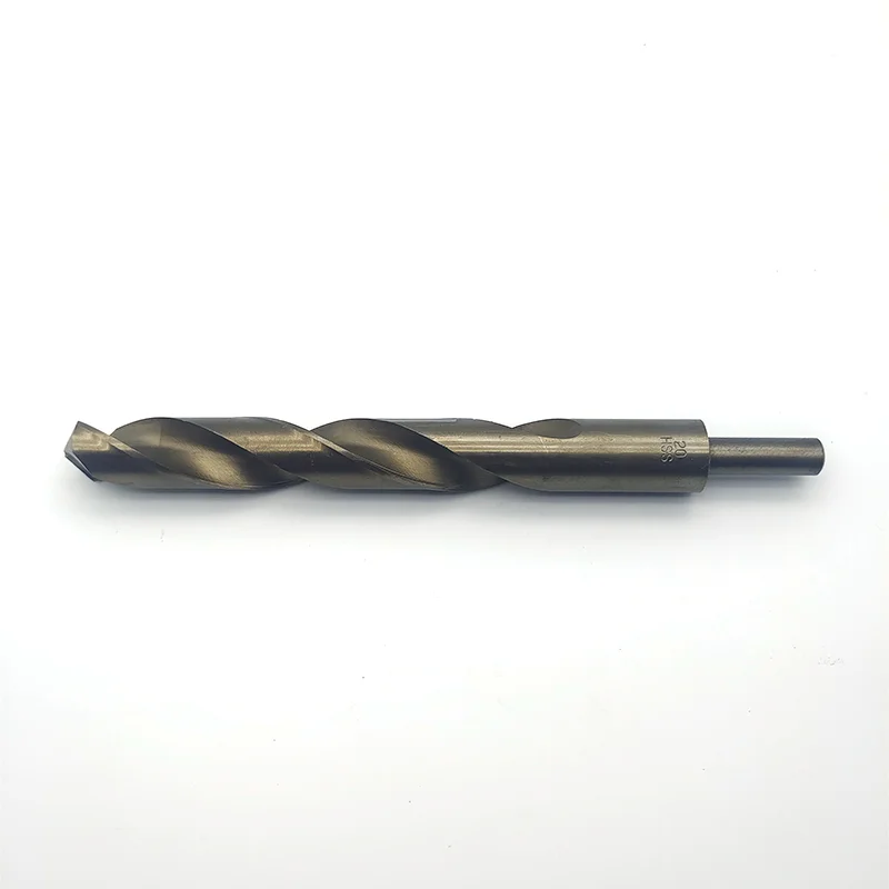

20mm High-speed Steel Shrink Shank Spiral Drill Bit Metal Materials Such as Iron Aluminum Wood Plastic Etc