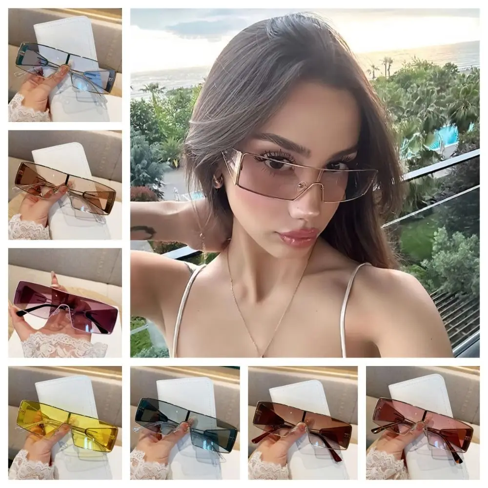 Golden Metal Frame Women Sunglasses UV Protection