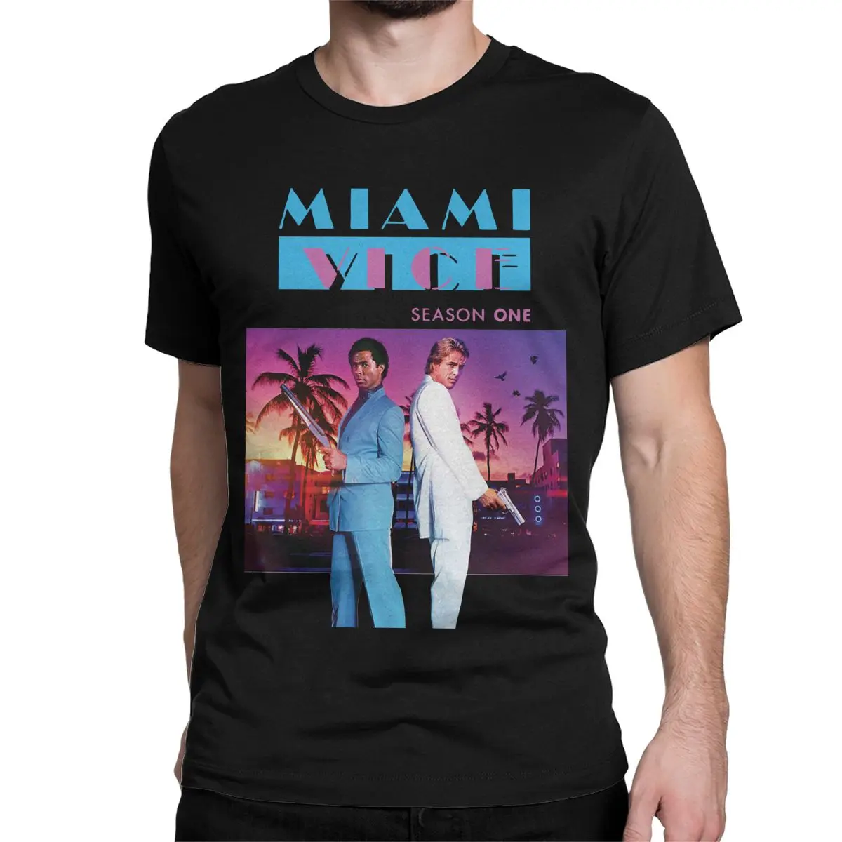 Miami vice t shirt Clearance