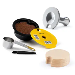 Cápsulas de café reutilizables compatibles con Bosch Happy Suny Vivy  Tassimo, accesorios para cafetera Espresso, 60/180/200/220ml
