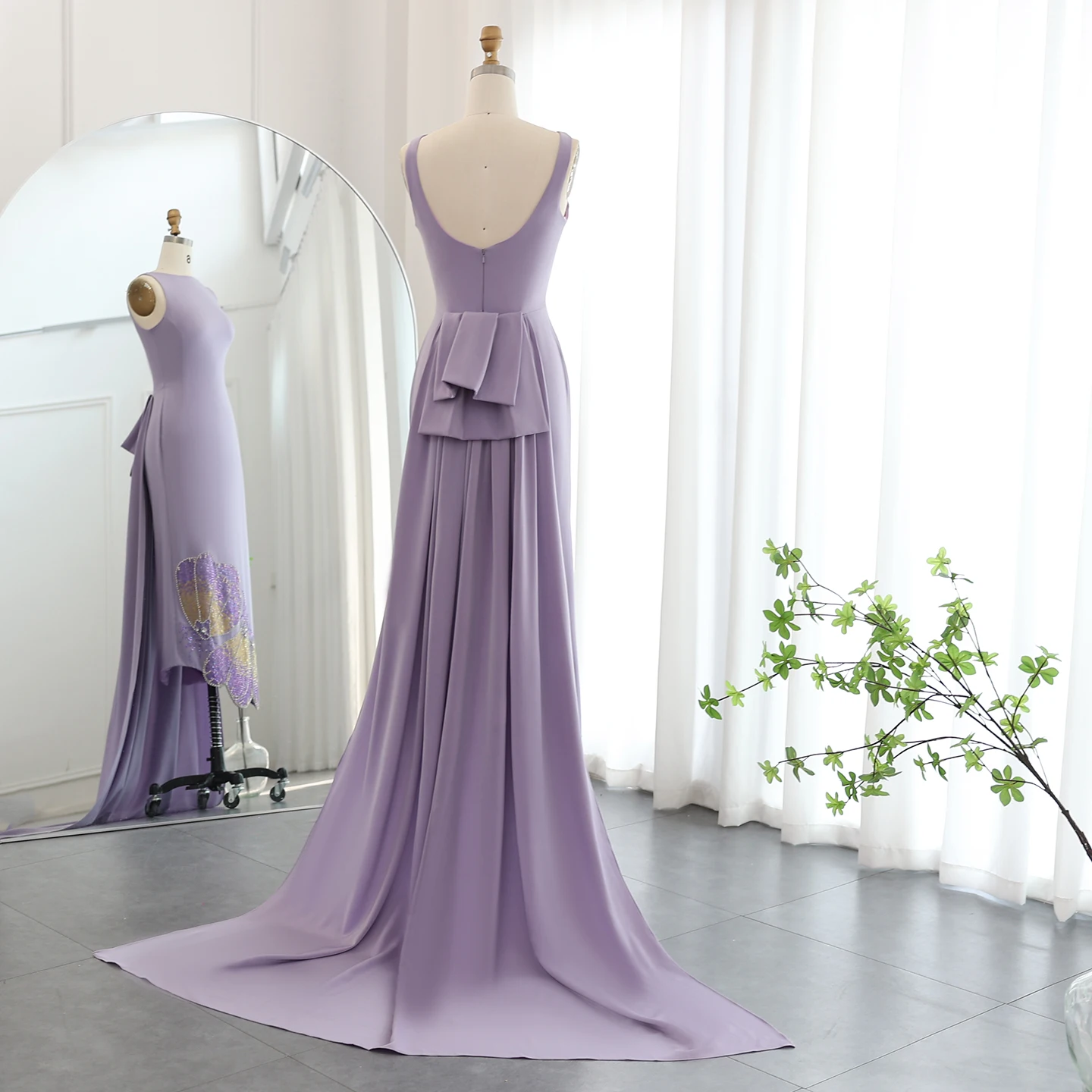 Sb1ec3d5998a4411da42244566b38ace8n Elegant Coral Pink Scalloped Arabic Evening Dress Lilac Luxury Dubai Butterfly Beaded Women Wedding Party Gown Mallzona