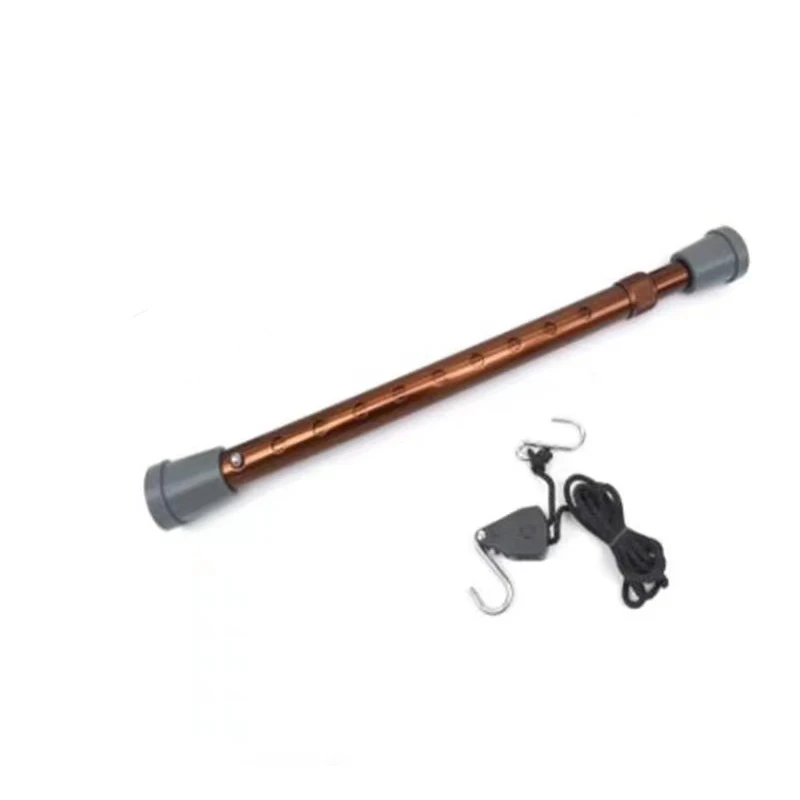 Car Dent Repair Tool Auxiliary Hood Door Aluminum Alloy Support Rod Pull Rope Retractable Top Rod
