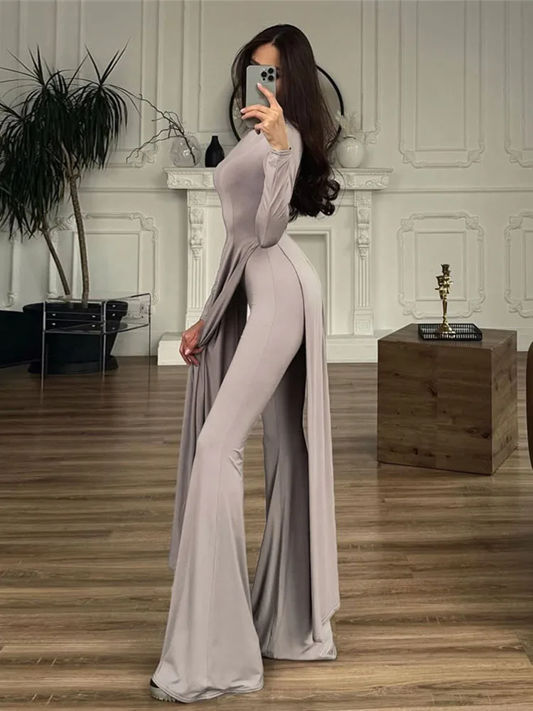 white christmas dresses Sleeveless Elegant Lace Two-Piece Maxi Skirt Set