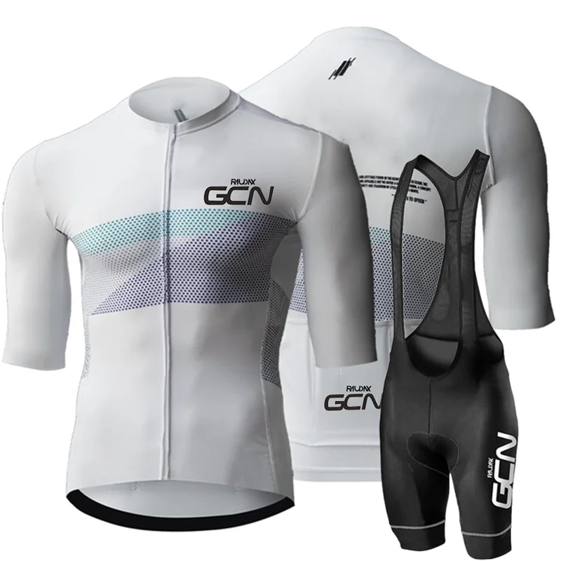 New 2024 Raudax GCN Summer Men's Cycling Jersey Set Breathable Cycling Shirt Team Cycling clothing Mountain Bike Riding Clothes 3