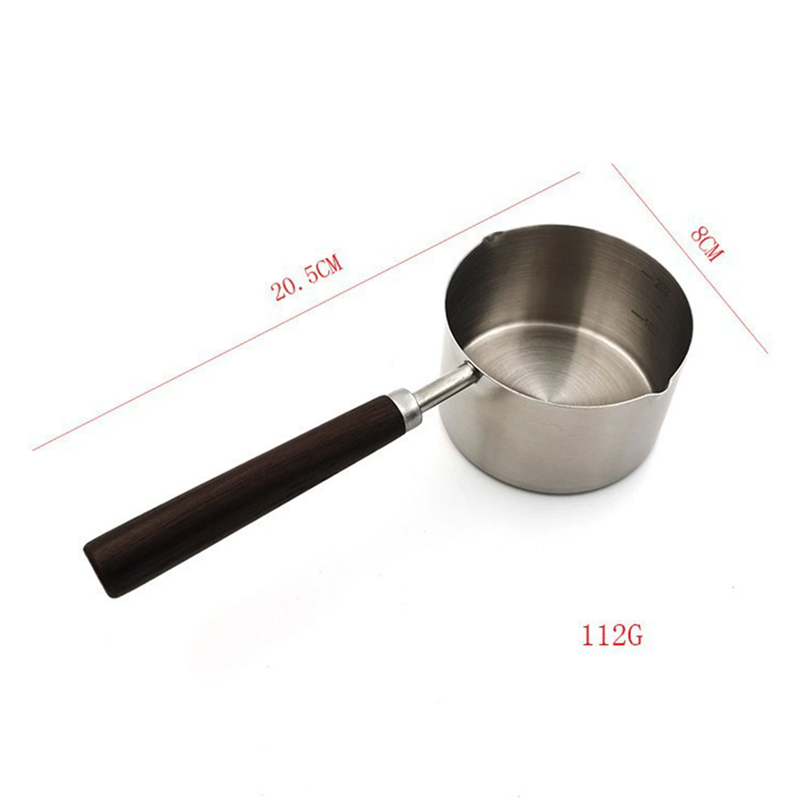 Butter Warmer Stainless Steel Pot for Milk Sauce Gravies