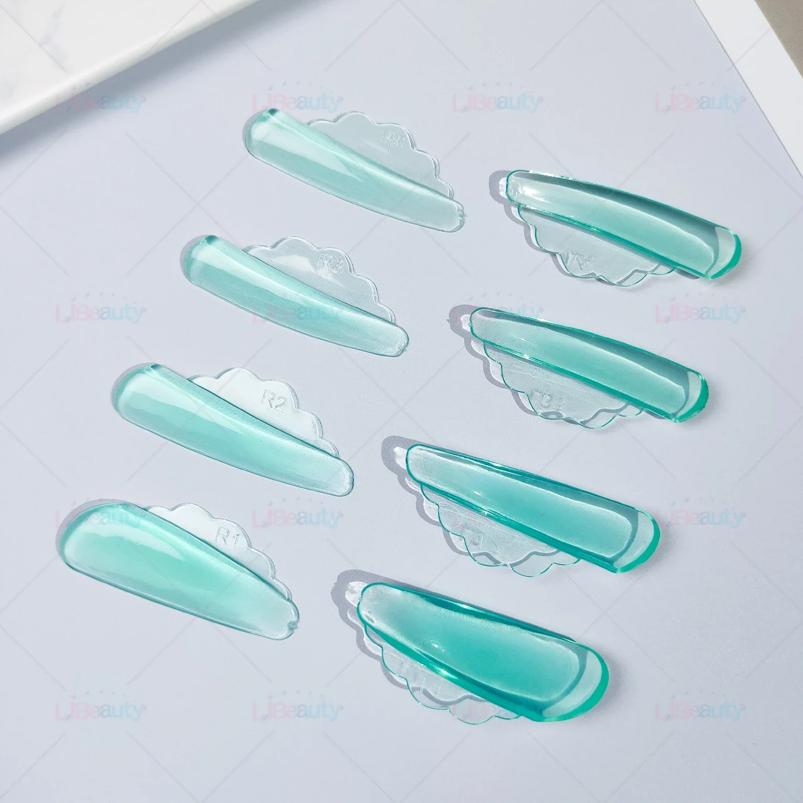 Libeauty Glue Free Silicone Ciglia Perm Pads Sticky Lashes Rods Shield Lifting 3D Piegaciglia Accessori Strumenti Applicatore