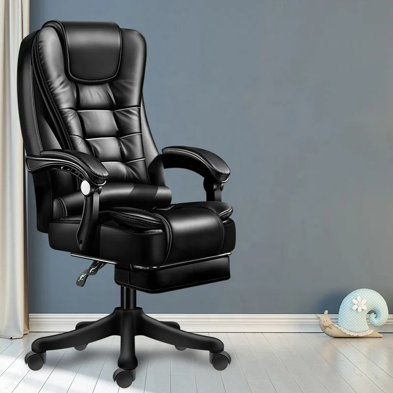 

Boss chair office meeting ergonomic computer chair reclining massage footrest lift swivel chair